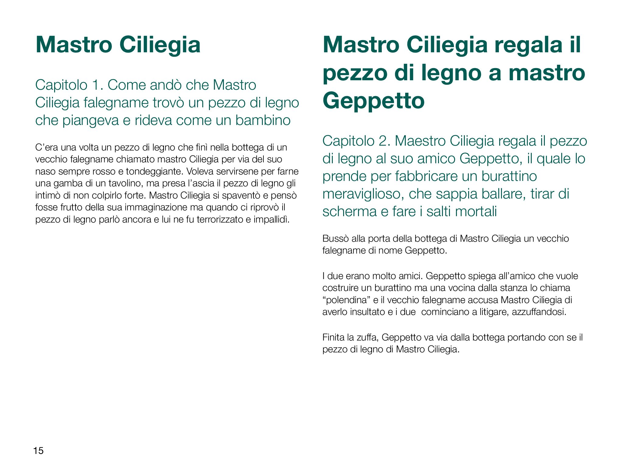 Pagina 15 di Pinocchio